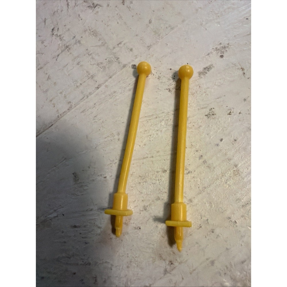 Vintage Hasbro GI Joe 1990 THE GENERAL Original ANTENNAS x2 Parts Lot! - Picture 4 of 5